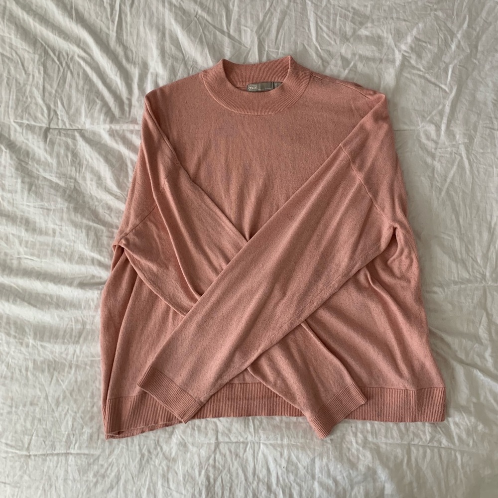 ASOS Pink High Neck Sweater